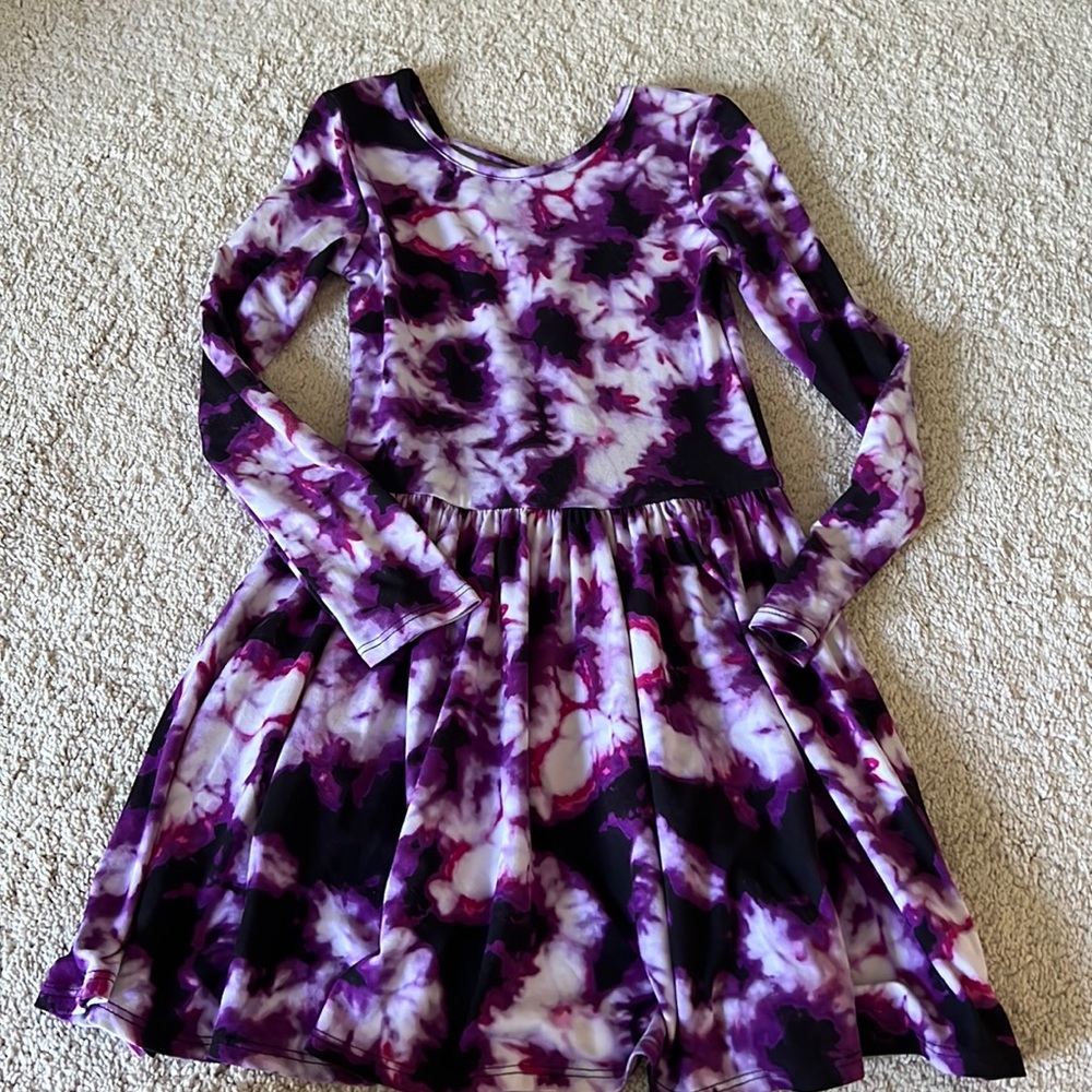 Tyedye Pixie Lane l/s dress